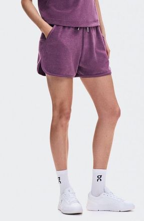 On Courtside Terry Shorts in Cassis at Nordstrom, Size X-Small