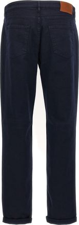 Brunello Cucinelli Mens Blue Cotton Jeans Denim Clothing