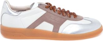 Santoni Schoenen, Dames, Wit, 37 EU, Leer, DBS Oly Sneaker