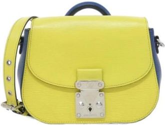 Louis Vuitton Pre-owned Vintage Handbag - Dames - Vintage Handtas - Geel - ONE Size - Leer - Vintage