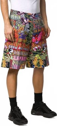 Neil Barrett All-Over Printed Shorts In Multi