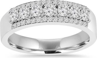 Pompeii3 3/4ct Diamond Wedding Ring 14K White Gold