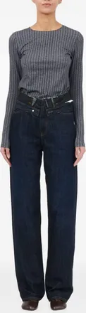 Maison Margiela Deconstructed Waistband Jeans - Navy
