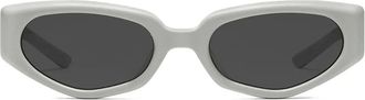 Maison Margiela x Gentle Monster Occhiali da sole con dettaglio cuciture - Grigio