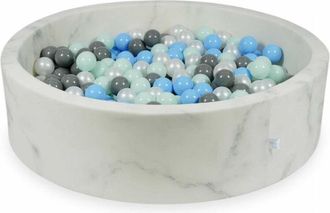 OEM Piscina Seca 110x30 M&aacute;rmol Con 400 Bolas: Menta Claro, Azul Claro, Gris, Perla