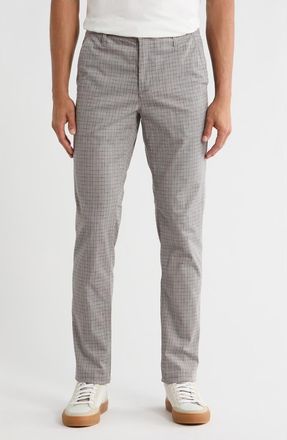 AG - Adriano Goldschmied Mens Jamison Check Skinny Chino Pants in Marvin Grey Multi at Nordstrom Rack, Size 28 X 32