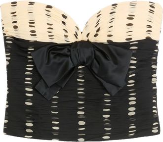 Valentino Garavani Dames, Tops, Zwart, Maat: XS Zijde