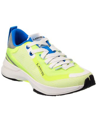 Lanvin Colorblock Suede Sneaker