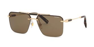 Chopard SCHM11 300K Mens Sunglasses Gold Size 63