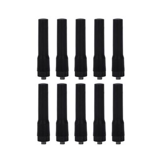 OEM 10 Antenas Flexibles Sf20 Sma-f De Doble Banda, Aptas Para Uv5r/uv5ra/bf888, Color Negro, Completamente Nuevas