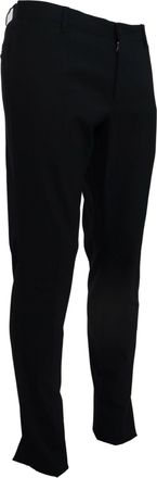 Dolce & Gabbana Blue Wool Stretch Dress Formal Slim Fit Mens Pant