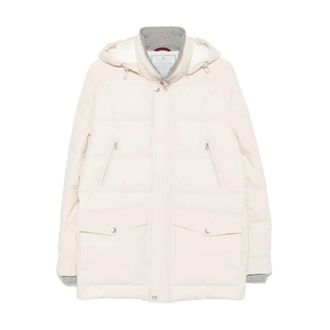 Brunello Cucinelli Winter Jackets, male, Pink, M, Piumino Down Jackets for Men