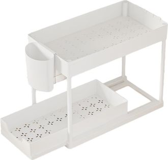 OEM Organizador De Almacenamiento De 2 Niveles Para Debajo Del Fregadero, Estante Deslizante Para Caj&oacute;n Debajo Del Fregadero, Cesta De Almacenamiento Mult