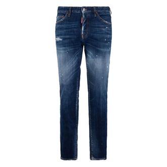 Dsquared2 Teddy Jeans - male - Dsquared2 - Slim Fit Jeans - Blue - L - Jeans