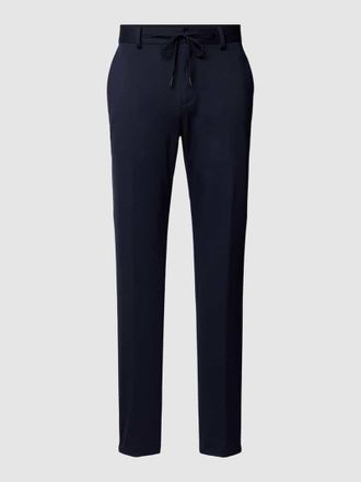 s.Oliver Black Label Slim Fit Jogpants aus Stretch-Jersey Modell s.O JOGG in Marine, Größe 102