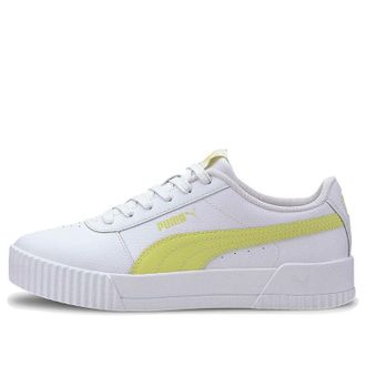 Puma (WMNS) PUMA Carina White Sunny Lime 370325-14