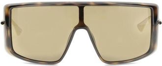 Alexander McQueen Brown Acetate Womens Sunglasses