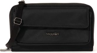 Baggallini RFID Phone Wallet Crossbody Bag in Black Twill at Nordstrom