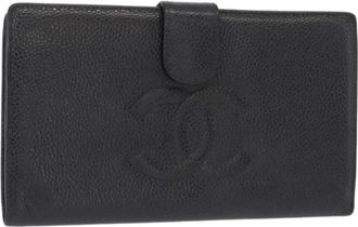 Chanel Pre-owned Wallets, female, Black, Size: ONE SIZE Pre-owned Vintage Wallet