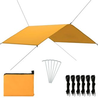 vidaXL Toldo De Jard&iacute;n Amarillo 4x4 M Vidaxl