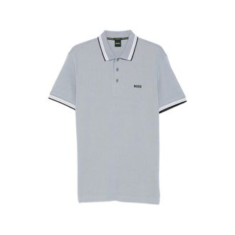 HUGO BOSS Paddy Logo-embroidered Tipped Polo Shirt