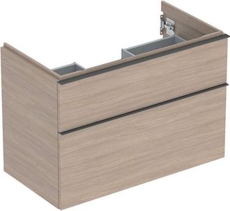 Keramag Keramag - Geberit Icon Mueble Bajo Lavabo, 2 Cajones, 88,8x61,5x47,6 Cm