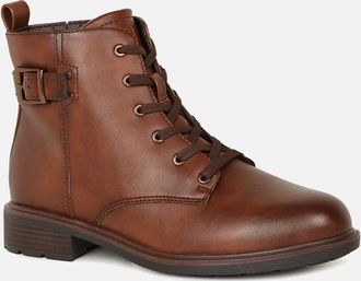 Soft Line Womens Bamford Womens Ankle Boots - Brown - Size: 6.5