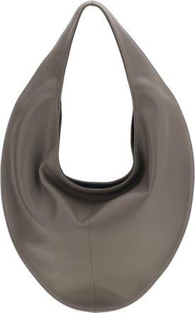 Maeden Grey Market Rounded Hammered Leather Tote Bag