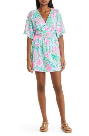 Lilly Pulitzer Parigi Floral Skort Romper in Amalfi Blu at Nordstrom Rack, Size Xx-Small
