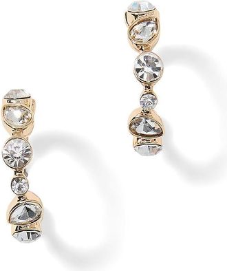 Lilly Pulitzer Shine Your Bright Hoop Womens Earrings Earring Clear