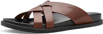 Kenneth Cole Wooper Mens Sandals Medium Brown Leather : 12 M