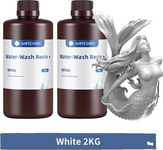 OEM Resina Lavable Con Agua, De Baja Viscosidad, Blanca, 2 Kg