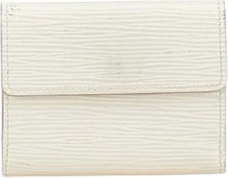 Louis Vuitton Pre-owned Wallets, female, White, Size: ONE SIZE Pre-owned Vintage Leather Wallet