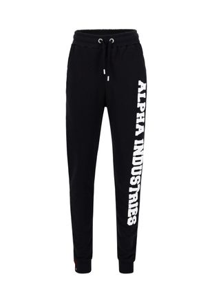 Alpha Industries Jogginghose ALPHA INDUSTRIES Big Letters Jogger, Herren, Gr. XXL, Normalgr&ouml;ssen, schwarz, Obermaterial: 80% Baumwolle, 20% Polyester, Hosen Jogginghos