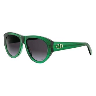 Dior Glow A1I Zonnebril - unisex - Accessoires - Groen - Maat: 55 MM