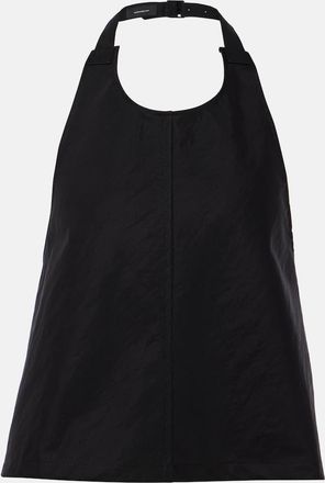 Wardrobe.NYC Drill halterneck cotton-blend twill top