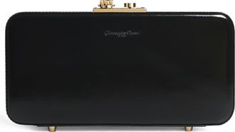 Gianvito Rossi Val&igrave; Clutch in Black at Nordstrom, Size Small