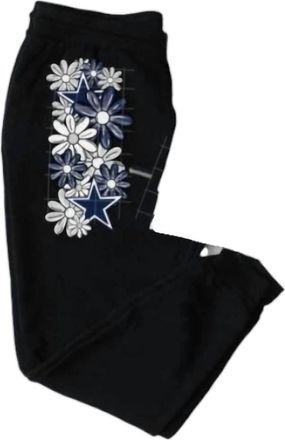 Gildan Unisex Cowboy Floral D Comfort Fleece Sweatpants In Black