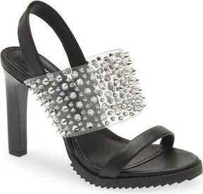 DKNY Balto Embellished Slingback Sandal in Black at Nordstrom Rack, Size 6.5