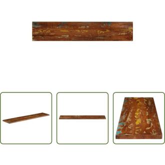 vidaXL Piano in legno - Piano Tavolo 160x40x2,5 cm Rettangolare in Massello di Recupero