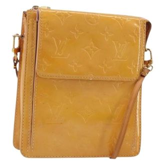 Louis Vuitton Pre-owned Accessory Pouch - Dames - Pre-owned - Bruin - Maat: ONE Size Leer