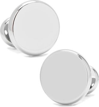 Cufflinks Inc. Round Stainless Steel Cuff Links in Silver at Nordstrom