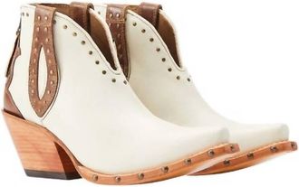 Ariat Womens Greeley Bootie In Cream