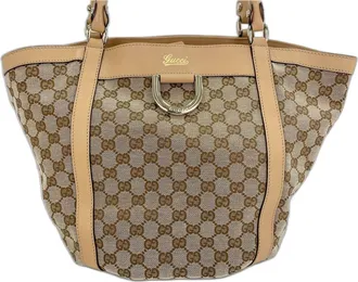 Gucci Beige Tote Bag (Pre-Owned)