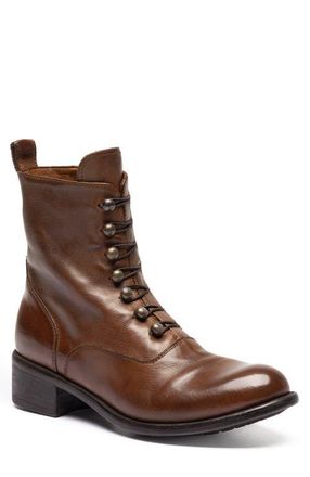 Officine Creative Lis 006 Leather Zipped Boots in Brown at Nordstrom, Size 41