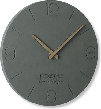 OEM Reloj De Pared Moderno Para Sal&oacute;n 3eko 30cm Gris