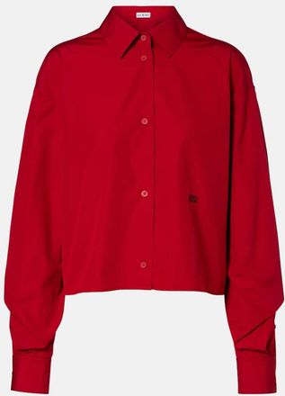 Loewe Cropped cotton shirt