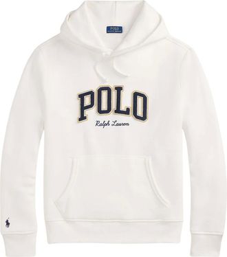 Ralph Lauren Hoodies & sweatvesten, Heren, Wit, XL, Embroidered Text Hoodie
