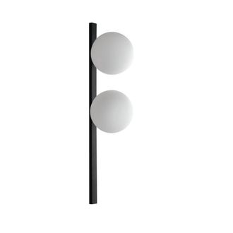 Netlighting Enoire Twin Globe Wall Lamp Black Opal E14