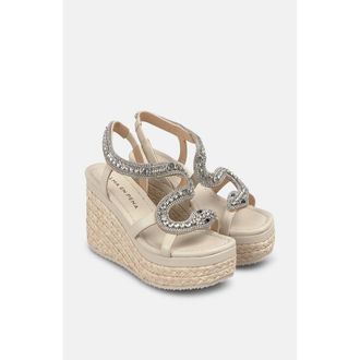 Alma En Pena Mid Wedge With Snake in White at Nordstrom, Size 41